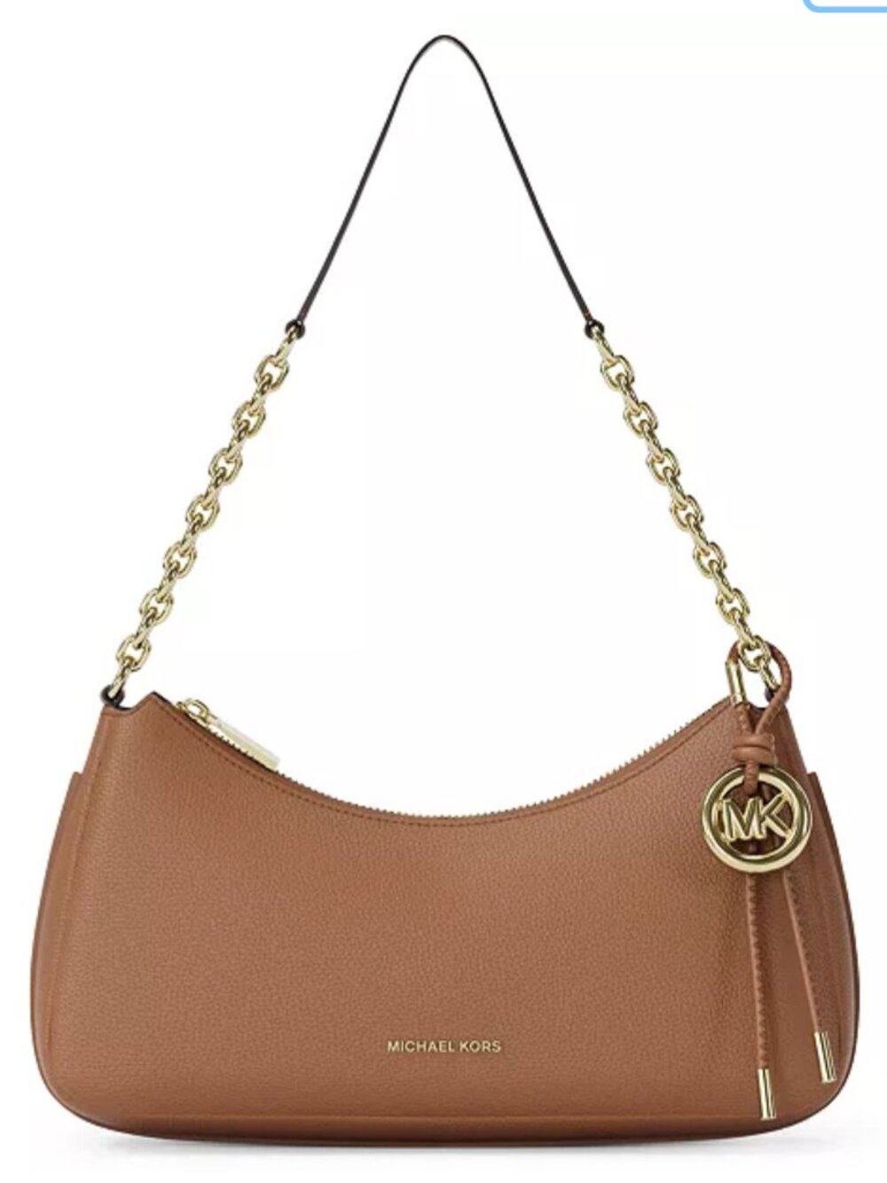 NWT MICHAEL Michael Kors Nolita Medium Chain Pouchette Handbag